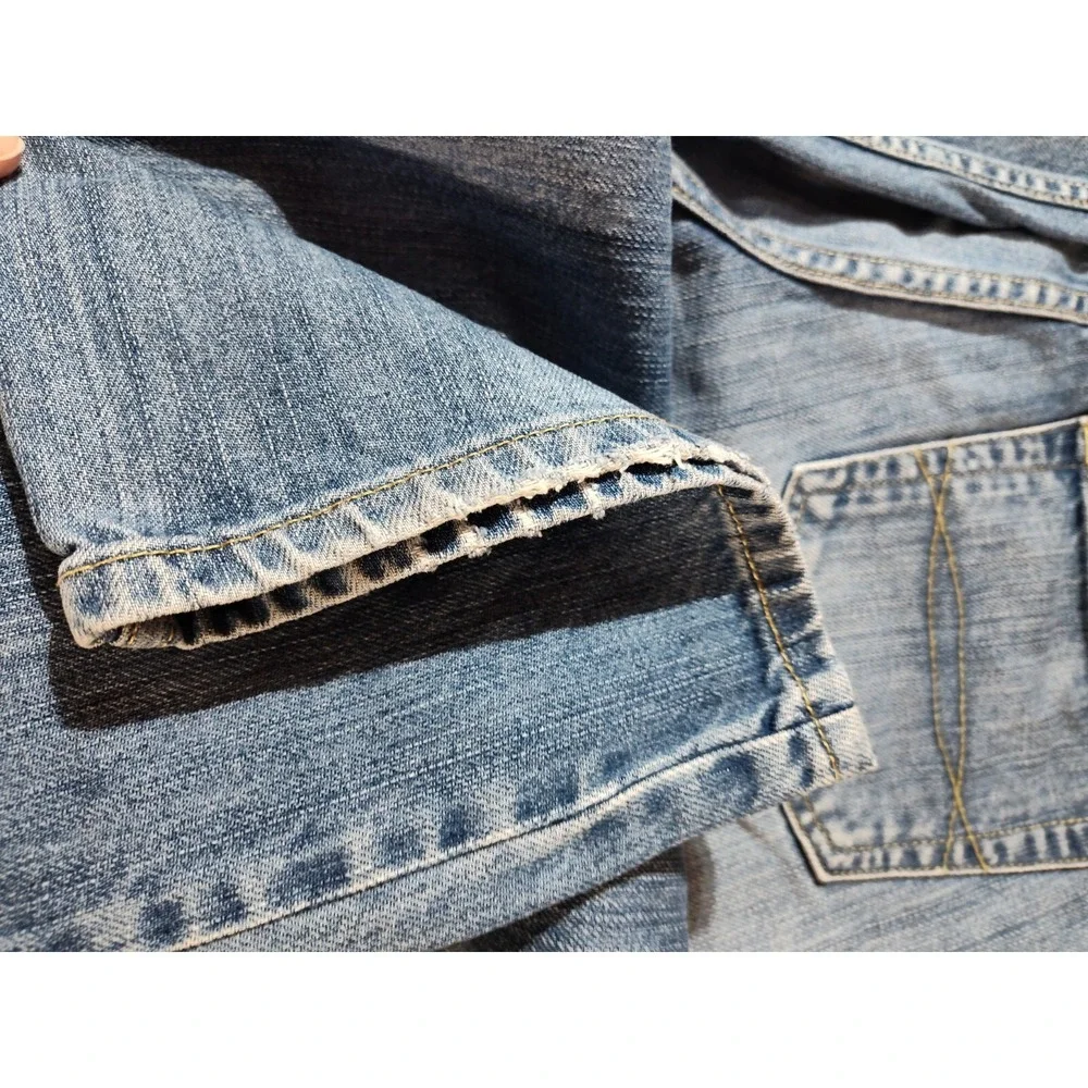 Women's L.L.Bean 8 medium/T denim jeans light straight fit classic mom
